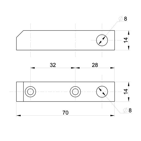 Halter für Messtaster UL4/ULH4