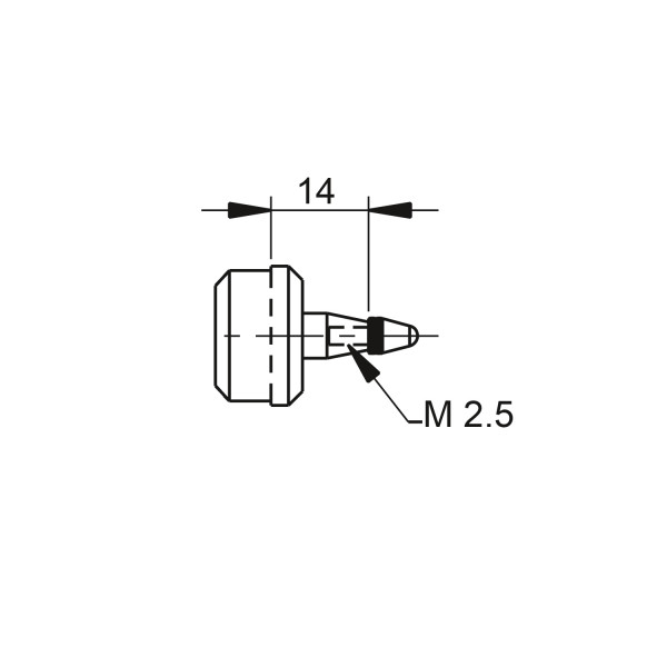 Halter für Messeinsätze UL4