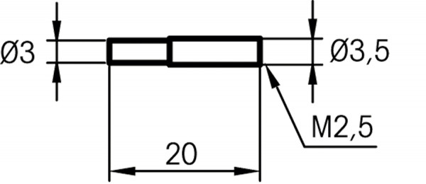 Adapterbolzen Herold