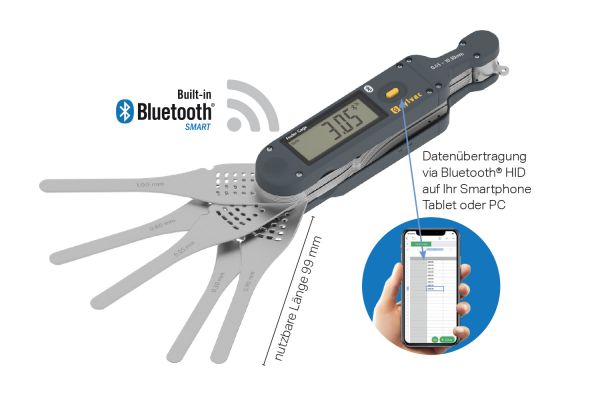 Digitale Fühlerlehre 20 Blatt