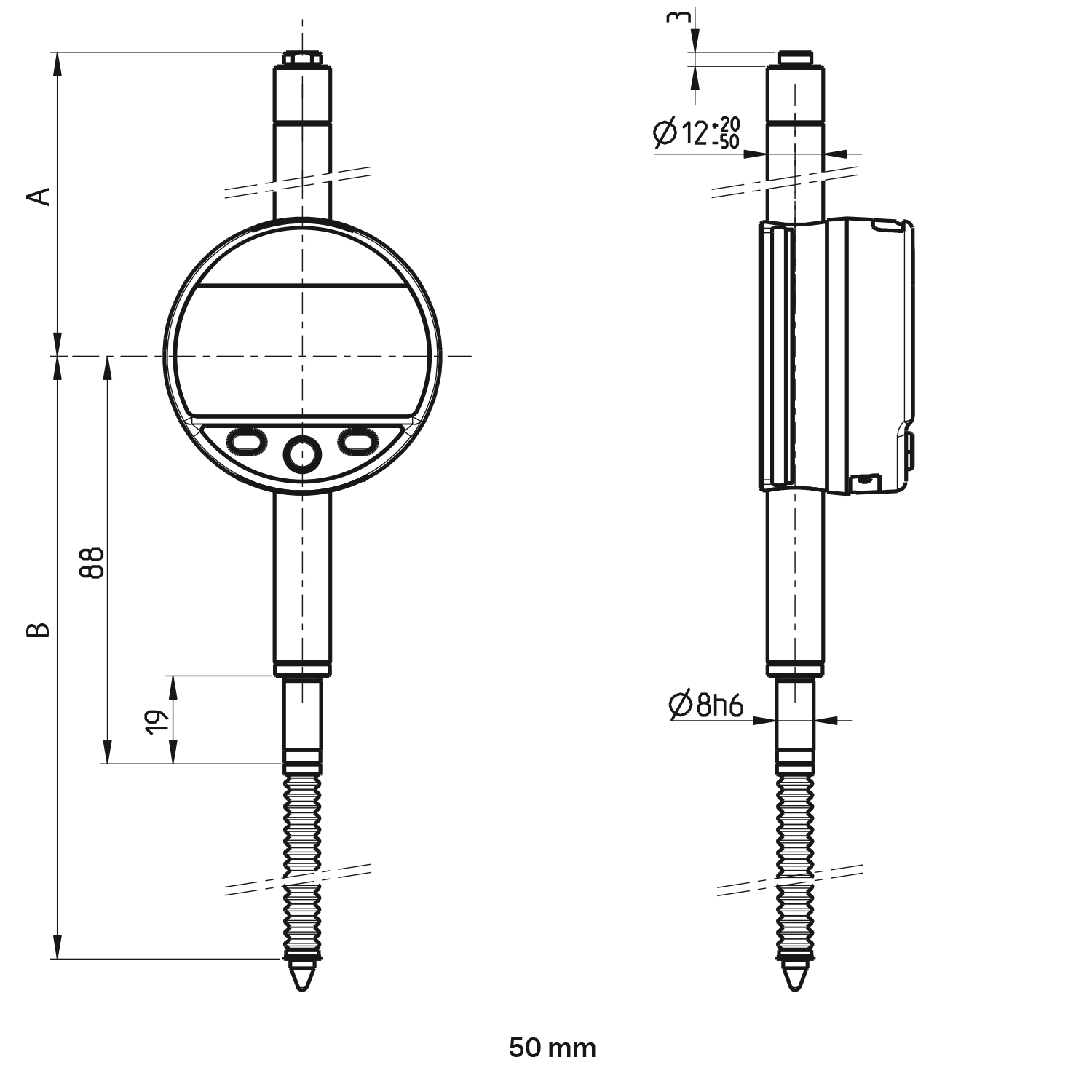 Digital Messuhr Sylvac S_Dial NANO 0 - 12,5 mm  PMT-Shop - Messzeuge,  Messgeräte und Prüfgeräte