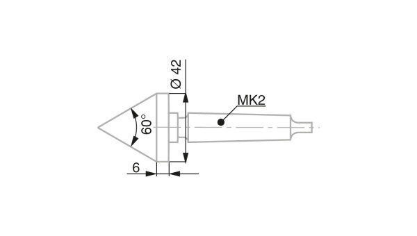 Zentrierspitze Antriebssystem