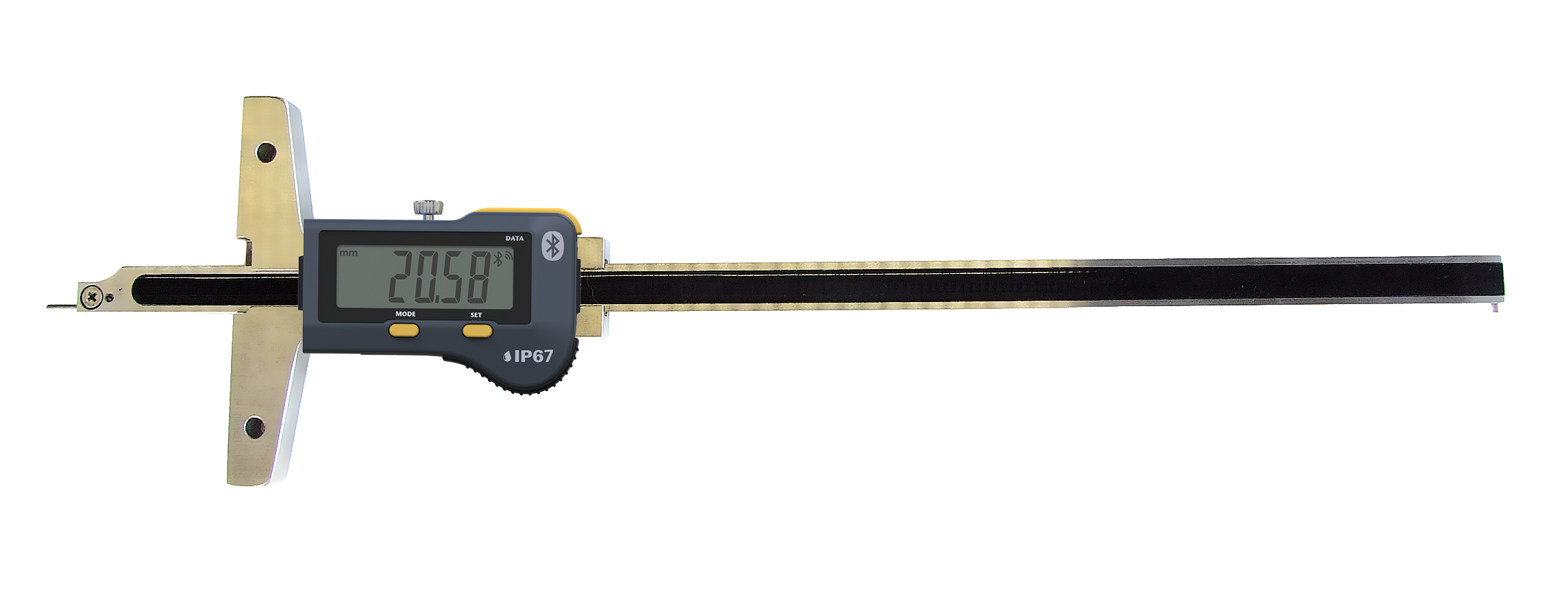 Digitales Tiefenmessgerät Höhenmesser Depth Ruler mit Messuhr Messbereich 0‑80mm 