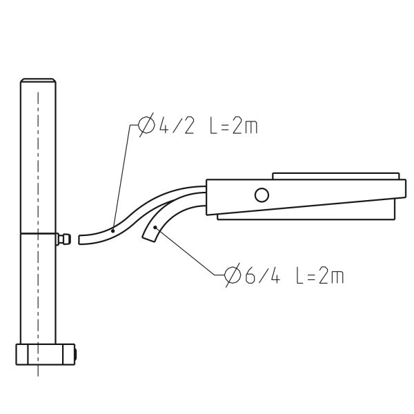 Pneumatische Abhebevorrichtung