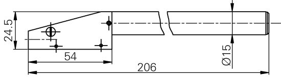 Halter für Umkehrtaster