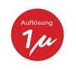 Auflösung 1µ